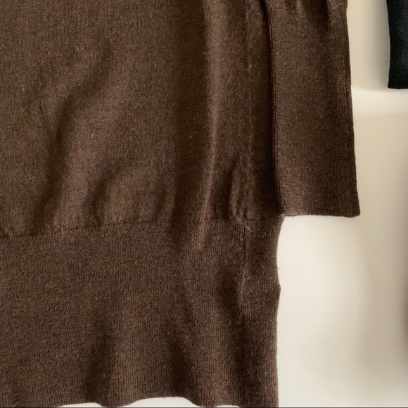 Y2K The Limited Brown V-Neck Long Sweater Size X-Small - Picture 2 of 7